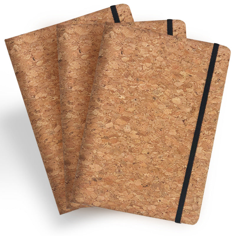 A5 Strap Cork Notebook Office Business Diary Thickened Cork Notebook