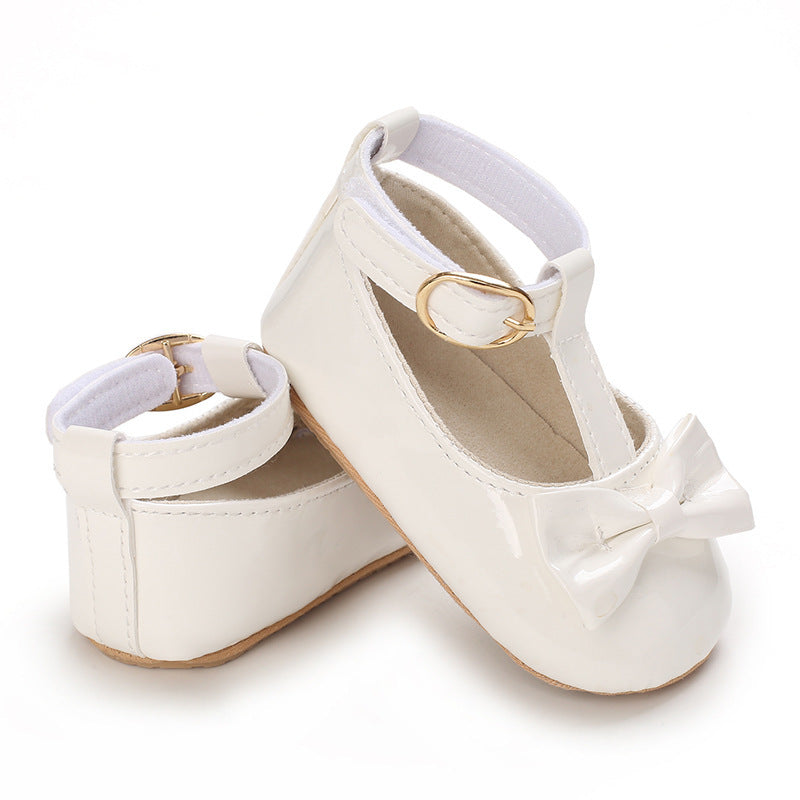 Toddlers Newborn Baby Girls Soft Sole Bow Princess Shoes