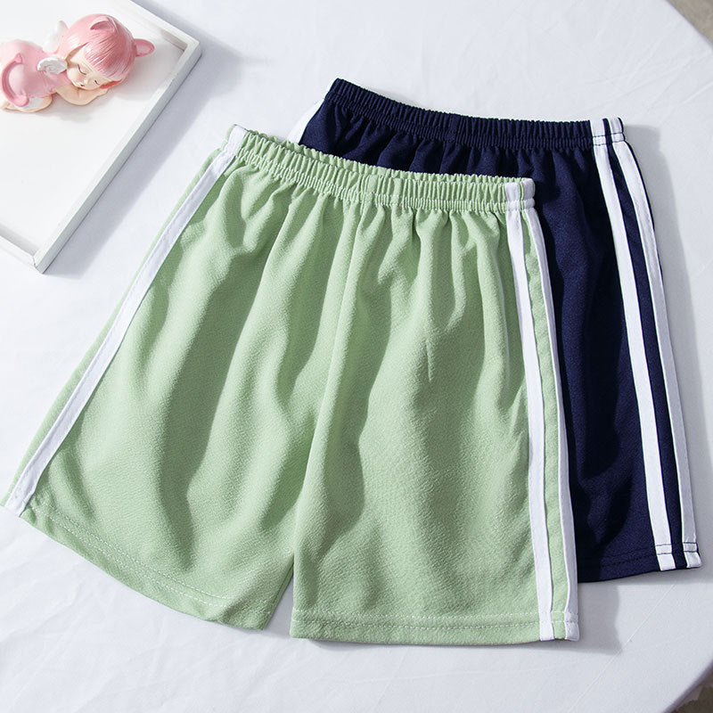 Kids Toddler Girls Boy Fashion Solid Stripe Shorts