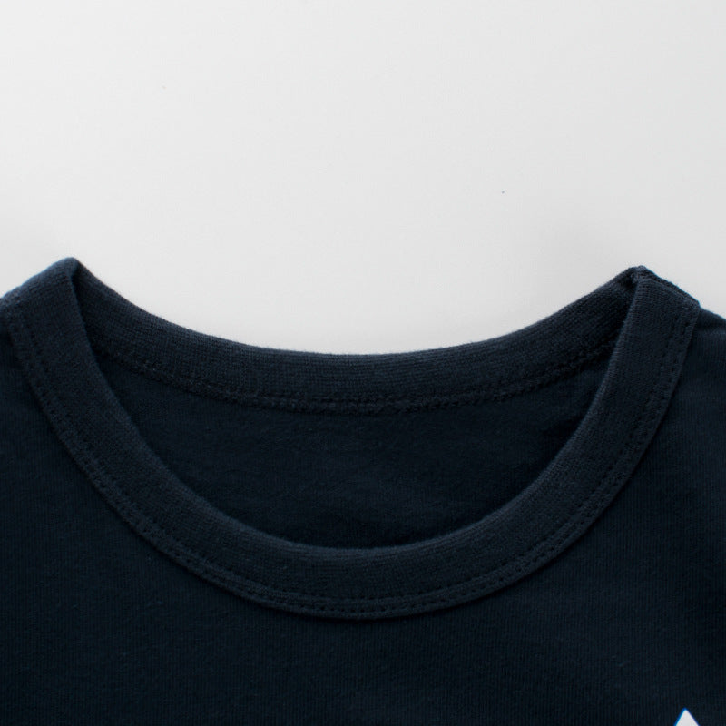 Children Kids Toddlers Fashion Boys Letter Print Long Sleeve T-Shirt