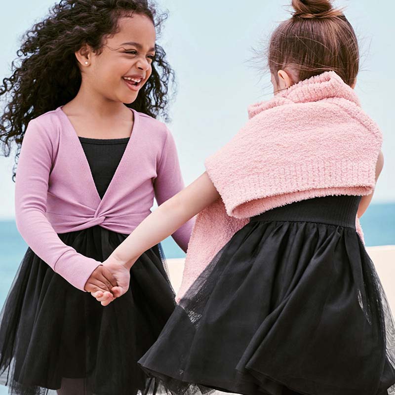 Kids Toddler Girls Casual Cute Solid Color Mesh Strap Dress