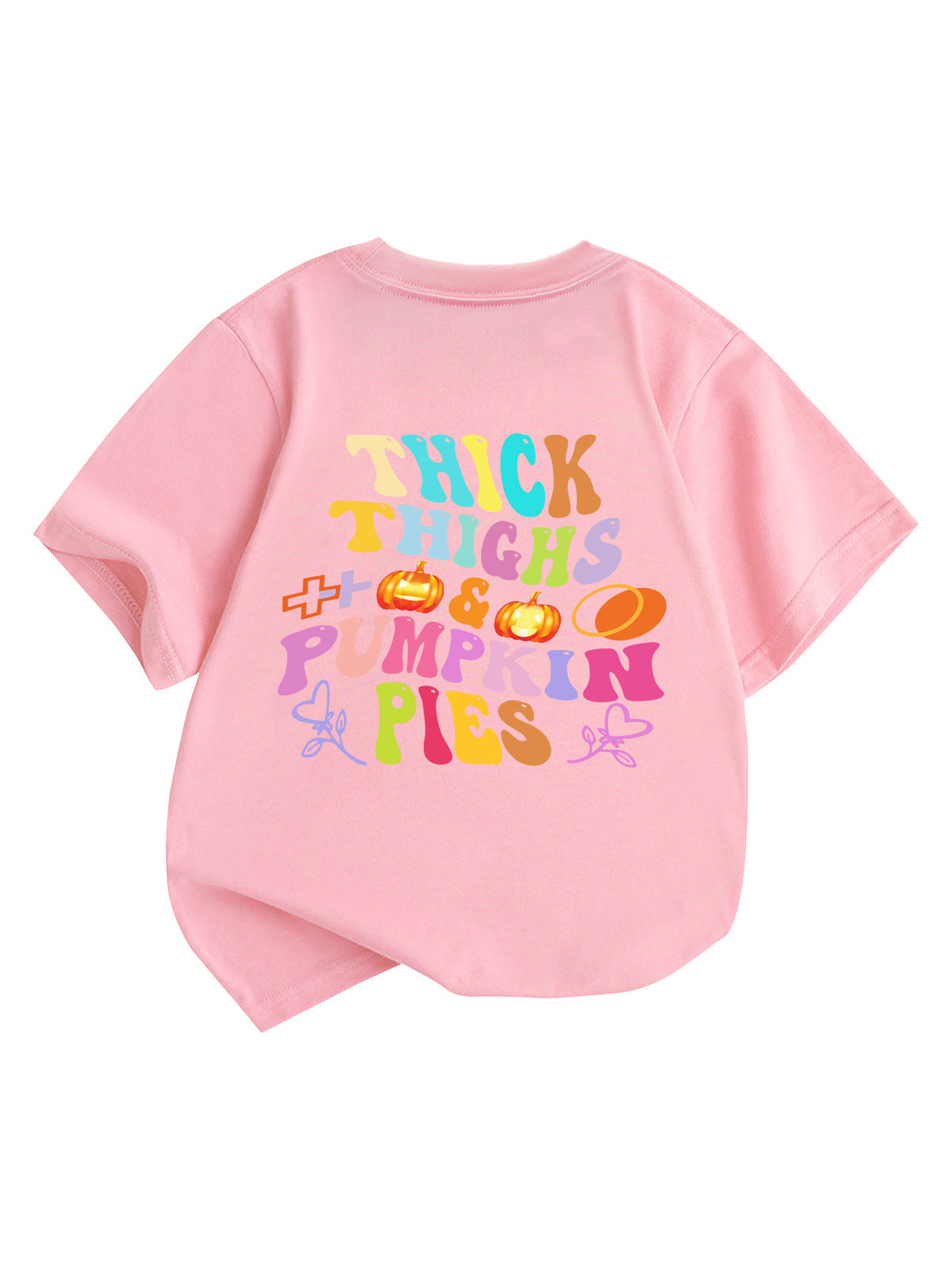 Kids Toddler Boys Girls Alphabet Print Short Sleeve T-Shirt