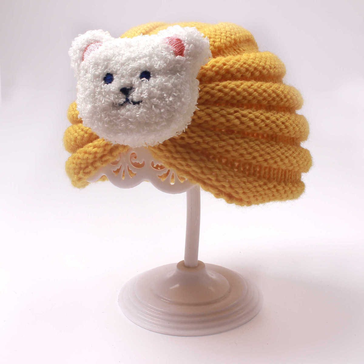 Newborn Cute Cartoon Knitwear Turban Cap