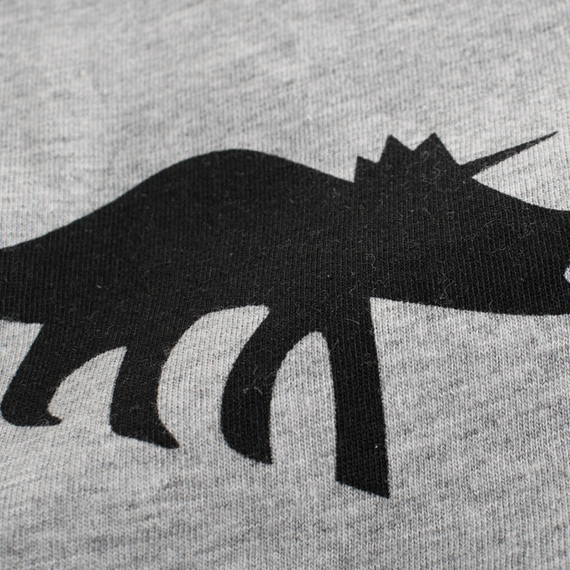 Children Casual Boys Dinosaur Print Short-Sleeved T-Shirt