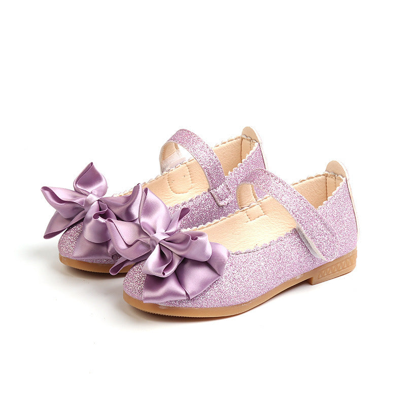 Girl'S Fashion Bow Princess Shoes