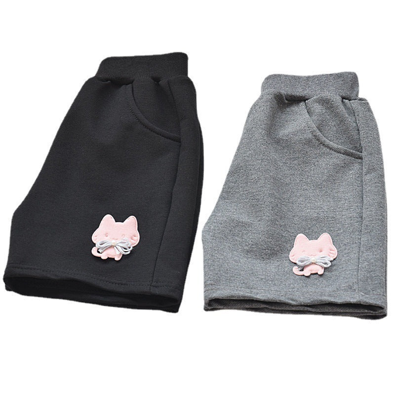 Children Kids Baby Fashion Girls Casual Basic Sports Cartoon Shorts