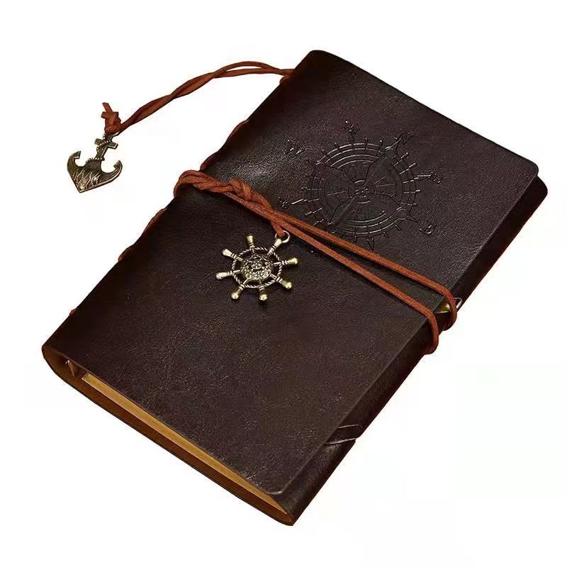 Vintage Pirate Loose-Leaf Notebook Kraft Paper Notebook