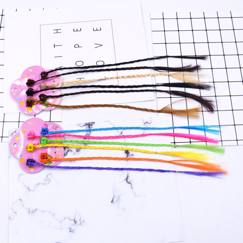 6Pcs/Set Women Girls Hair Clip Claw Wig Ponytail Hair Accessories
