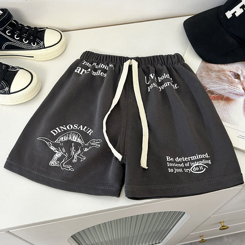 Kids Toddler Boys Girls Summer Casual Sport Letter Print Shorts