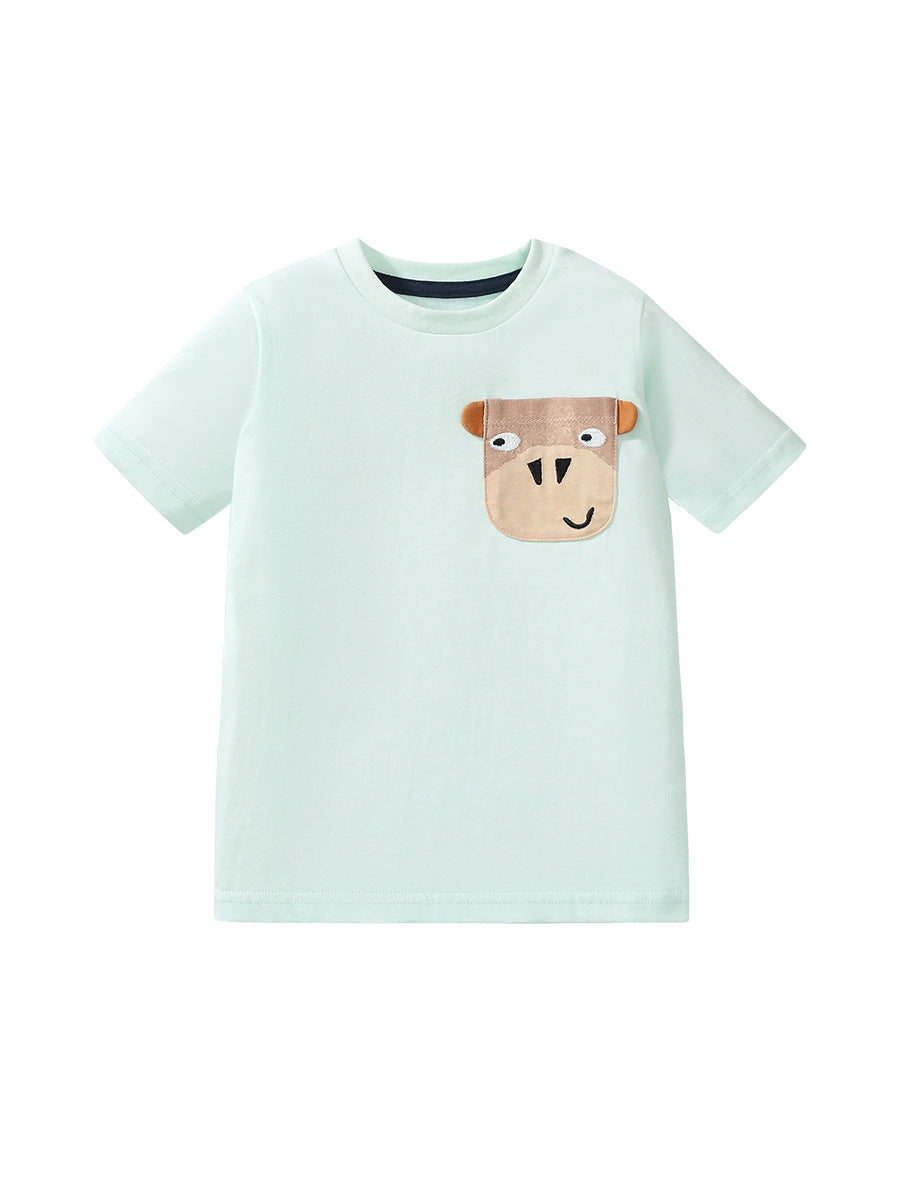 Kids Toddler Unisex Casual Cartoon Short Sleeve T-Shirt