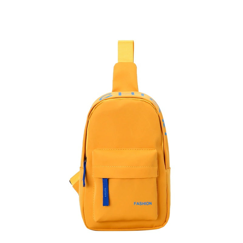 Kids Unisex Casual Cute Alphabet Chest Bag