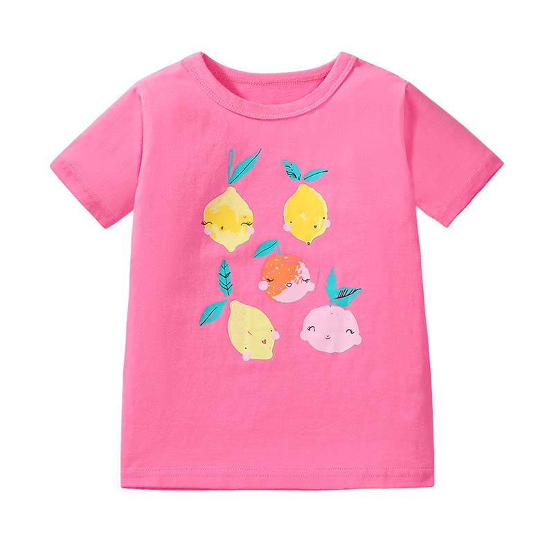 Kids Toddler Girls Casual Cute Short Sleeve T-Shirt