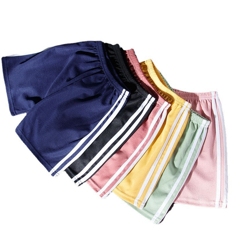Kids Toddler Girls Boy Fashion Solid Stripe Shorts