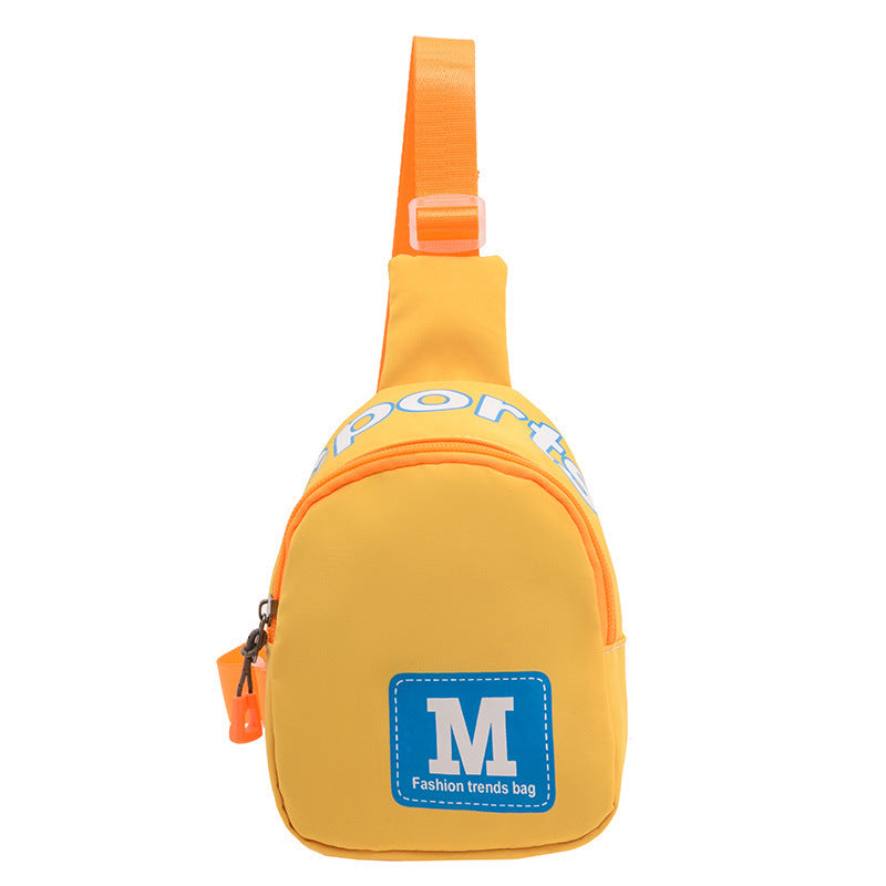Kids Unisex Fashion Casual Cute Alphabet Chest Bag