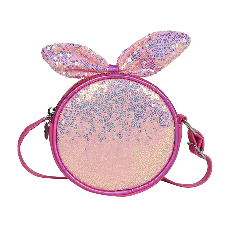 Kids Casual Cute Cartoon Sequins Crossbody Bag