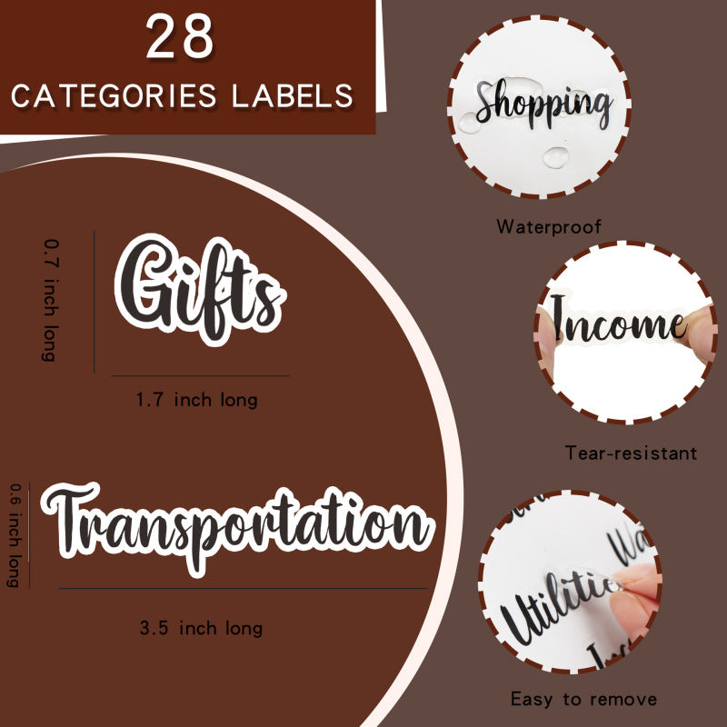A6 Binder Budget Macaron Leather Notebook