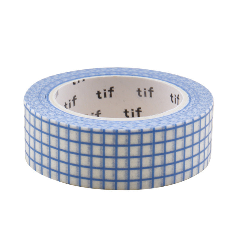 10m Plaid Sticker Basic Hand Account Paper Tape