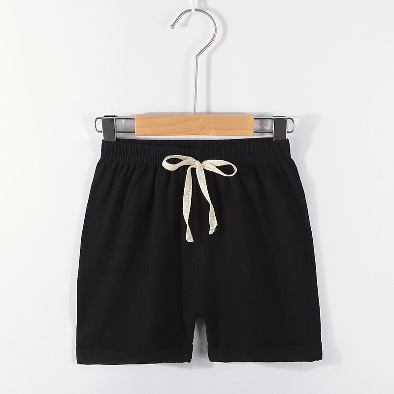 Kids Toddler Boy Fashion Thin Cotton Solid Shorts