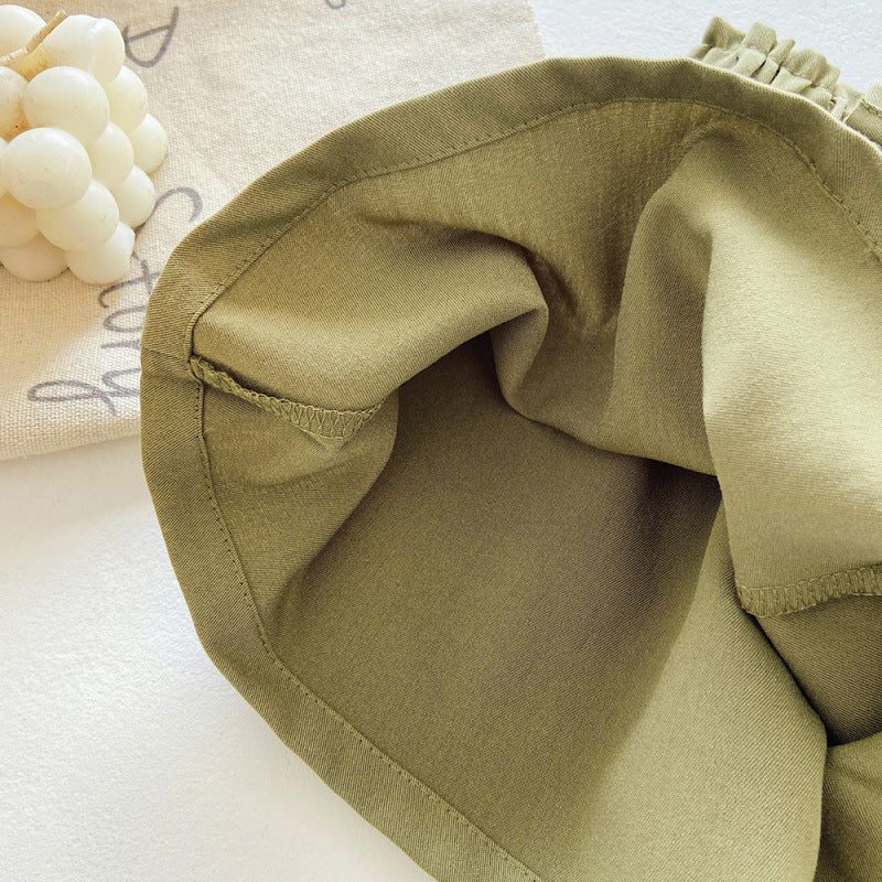 Children Kids Baby Fashion Girls Casual Basic Solid Color Shorts