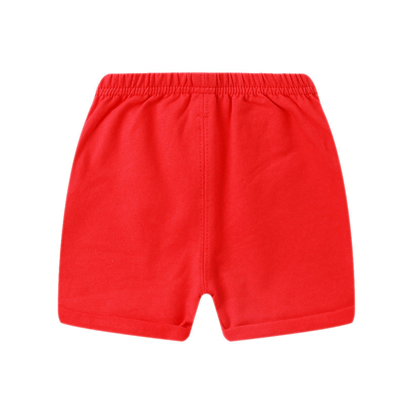 Children Kids Baby Fashion Girls Boys Casual Basics Solid Color Shorts