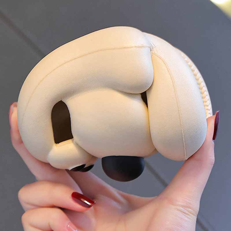 Kids Unisex Cute Cartoon Puppies Thick-Soled Cover Toe Slippers