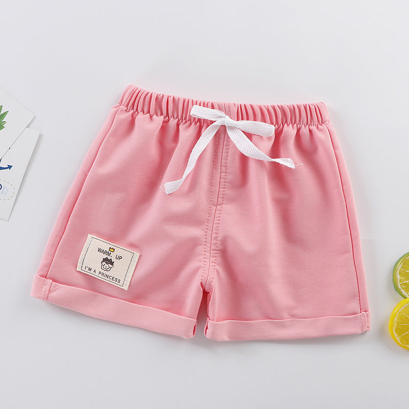 Kids Casual Elastic Summer Outer Wear Thin Shorts
