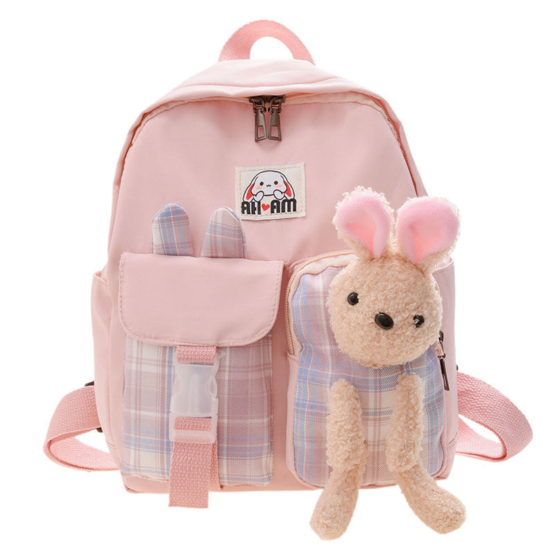 Kids Unisex Cute Cartoon Canvas School Bags