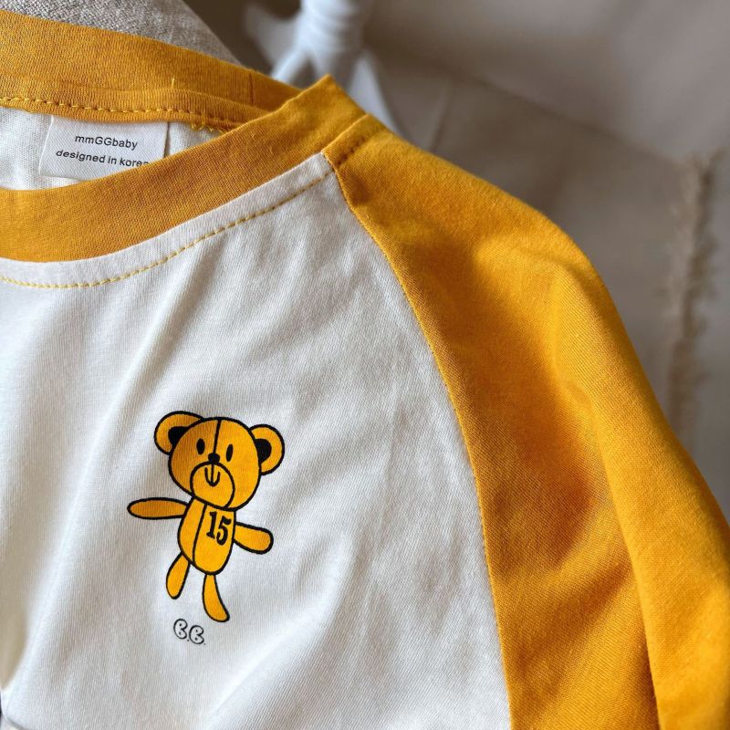 Kids Boys Casual Cute Cartoon Animal Letter Pattern Round Neck Long Sleeve Soft Cotton T-shirt