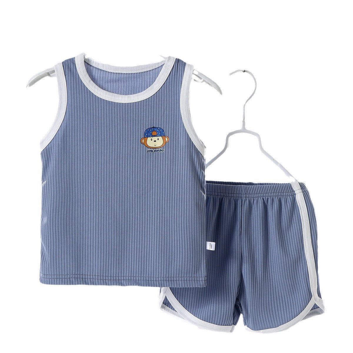 Summer Toddler Boys Girls Sleeveless Tank Top Shorts Thin Set