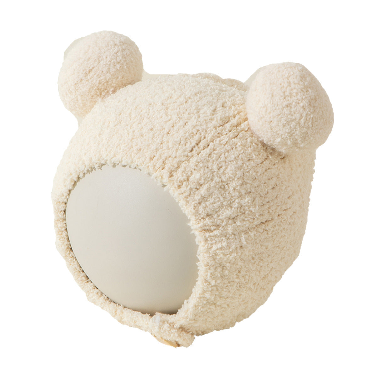 Autumn Winter Baby Ear Protection Coral Fleece Cute Knitted Hat
