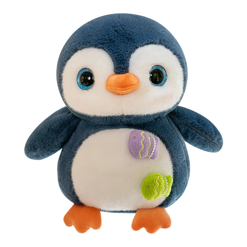 Cute Fishing Penguin Plush Toy