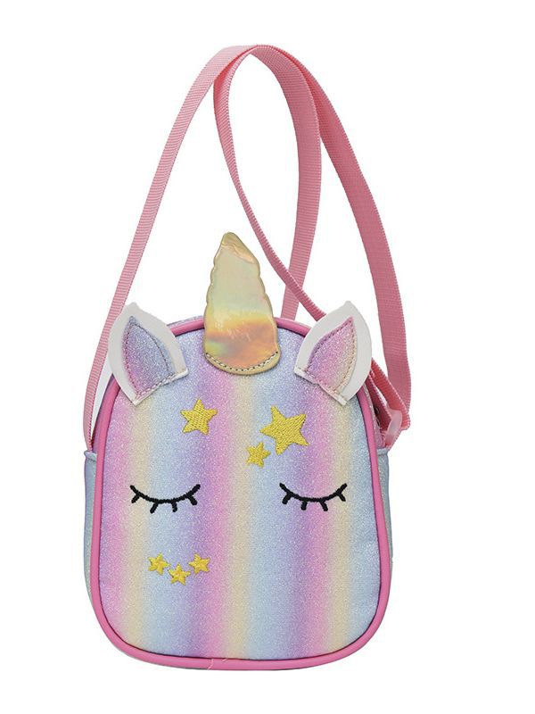 Kids Casual Cute Cartoon Rainbow Crossbody Bag