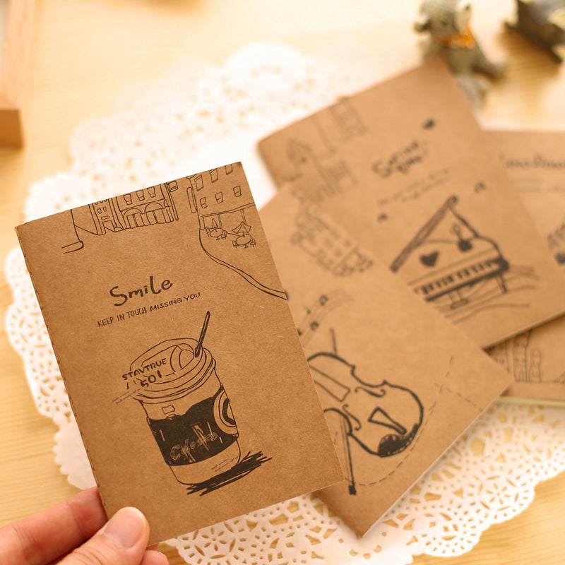 Vintage Kraft Paper Notepad Student Stationery