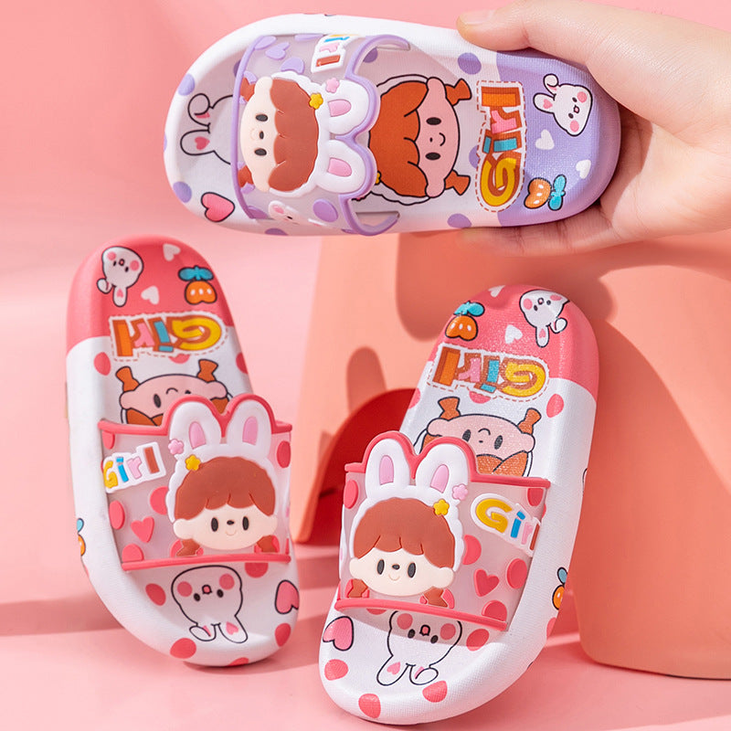 Summer Children Girl Cartoon Slippers