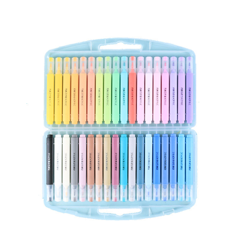 Acrylic Marker Macron Washable Color Pen Soft Head Highlighter