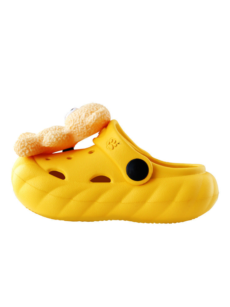 Kids Cute Cartoon Animal Hollow Out Non-slip Slippers