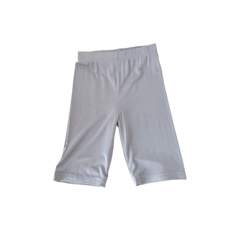 Children Kids Baby Fashion Girls Casual Basic Solid Color Leggings Shorts