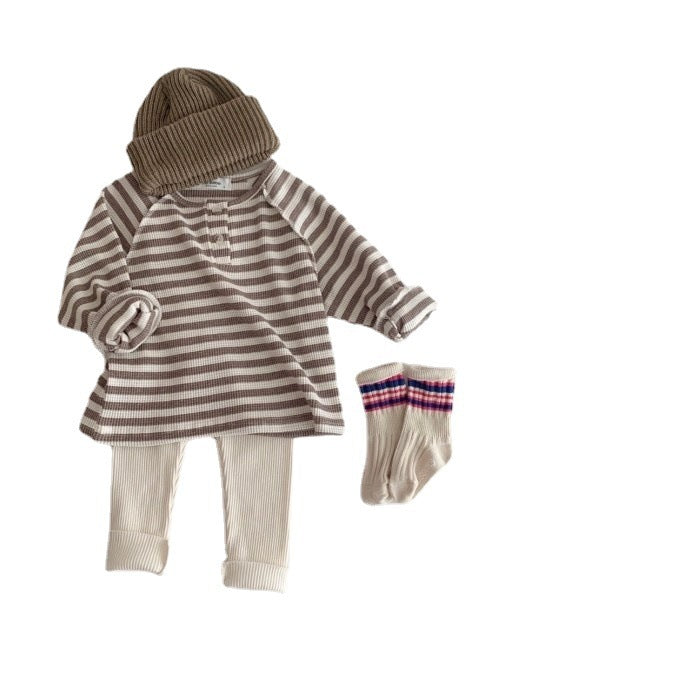 Toddler Baby Infant Boys Girls Raglan Sleeve T-Shirt
