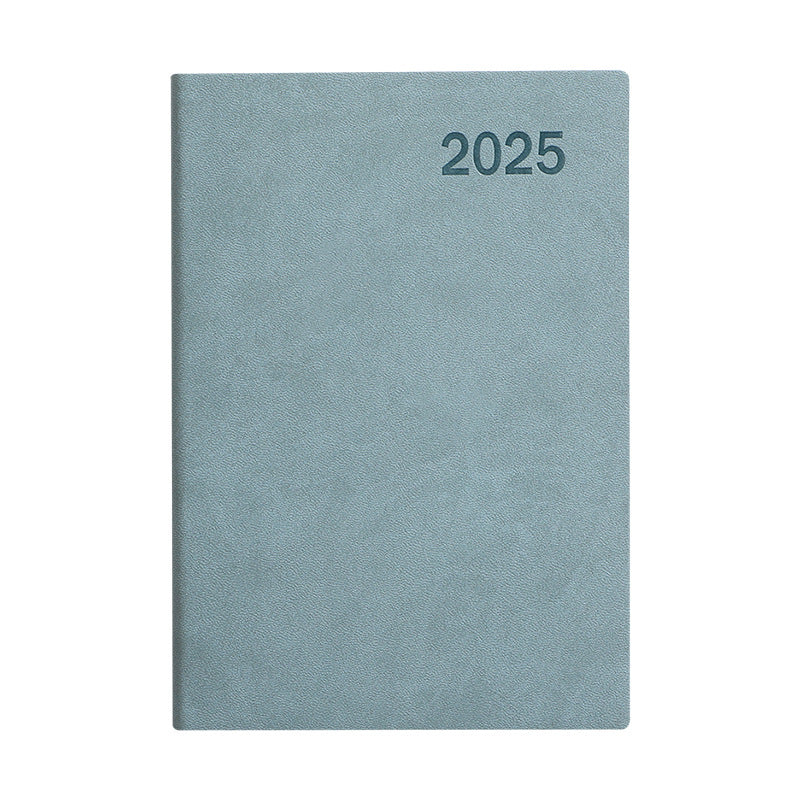 2025 Simple Solid Color English Spanish Daily Notebook