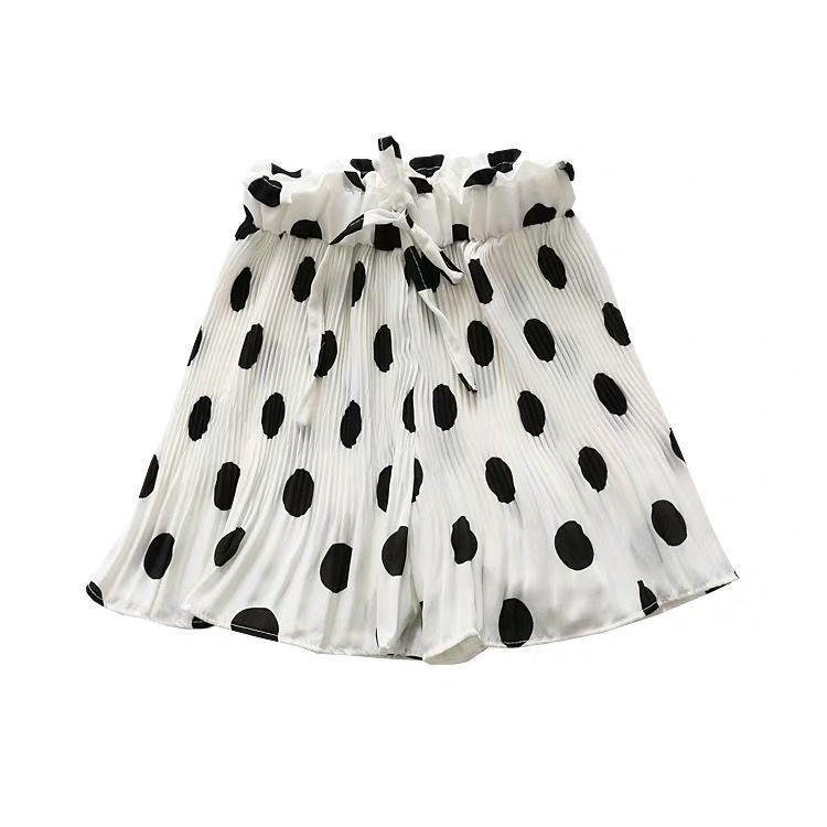 Kids Toddler Girls Fashion Pleated Cute Polka-Dot Shorts