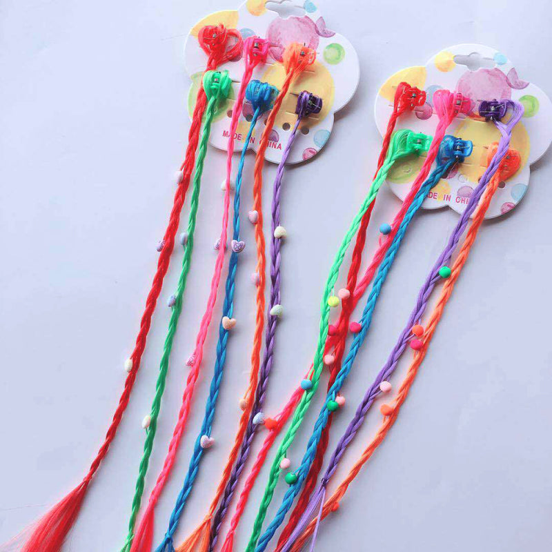 6Pcs/Set Women Girls Hair Clip Claw Wig Ponytail Hair Accessories