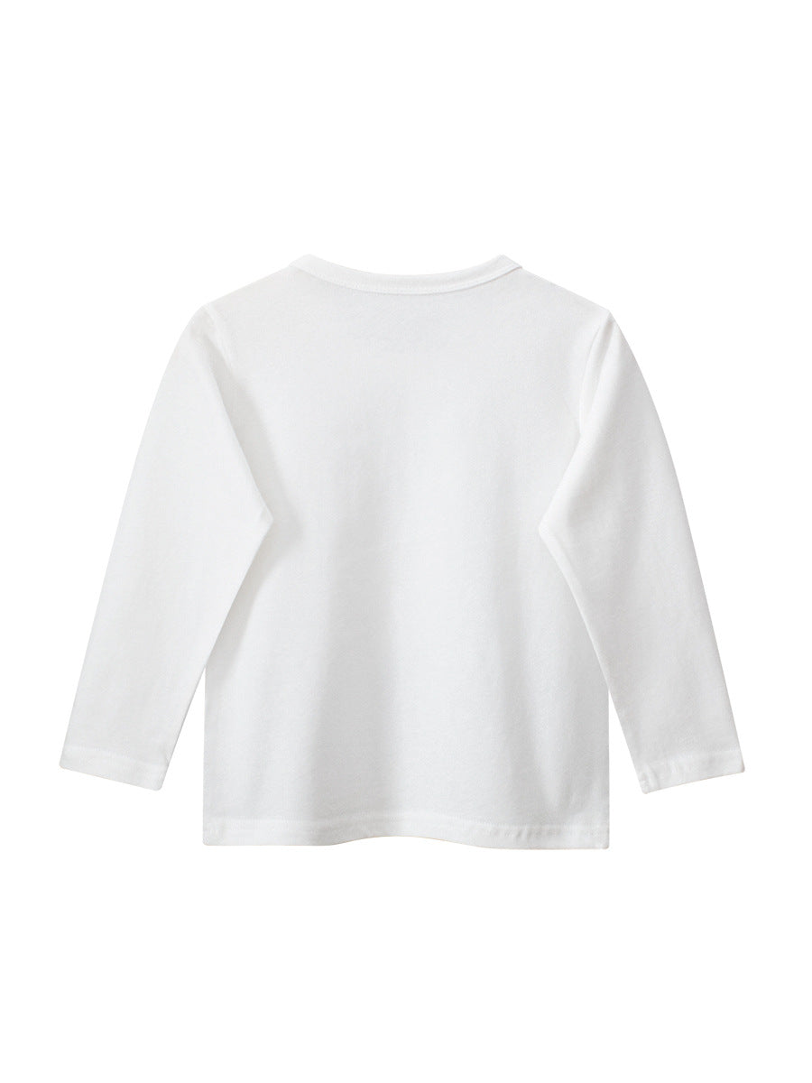 Kids Toddler Big Girls Casual Cute Cartoon Alphabet Print Long Sleeve T-Shirt