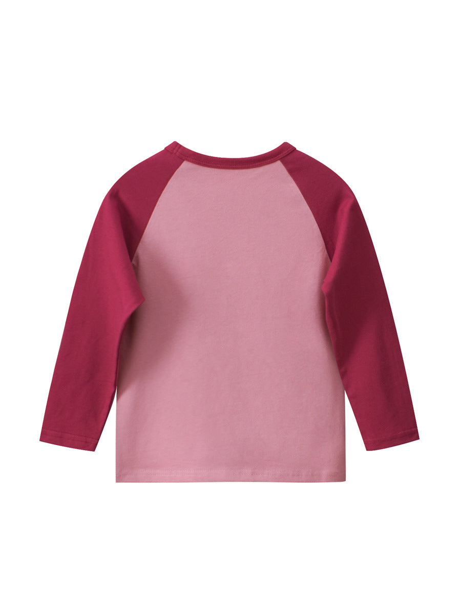 Kids Toddler Big Girls Casual Cute Cartoon Bunny Print Long Sleeve T-Shirt
