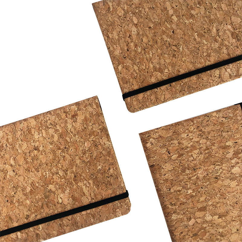 A5 Strap Cork Notebook Office Business Diary Thickened Cork Notebook