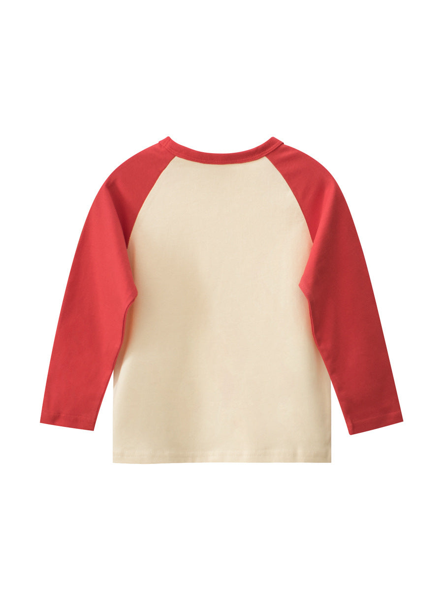 Kids Toddler Big Girls Casual Cute Cartoon Bunny Alphabet Print Long Sleeve T-Shirt