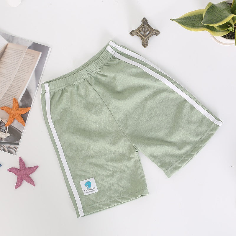Children Kids Baby Fashion Girls Boys Stripes Casual Shorts