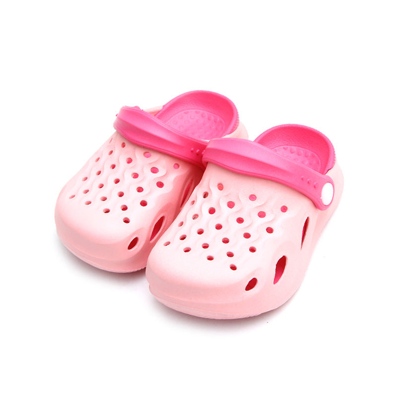 Children Kids Baby Fashion Girls Boys Hole Indoor Beach Slippers Shoes