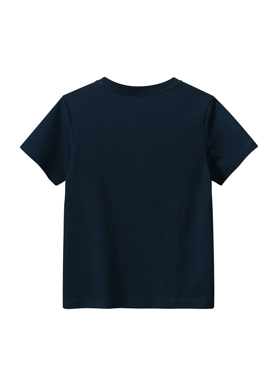 Children Fashion Boy'S Cartoon Printed Short Sleeve T-Shirt