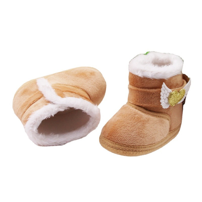 Toddlers Newborn Baby Girls Soft Bottom Non-Slip Boot Shoes