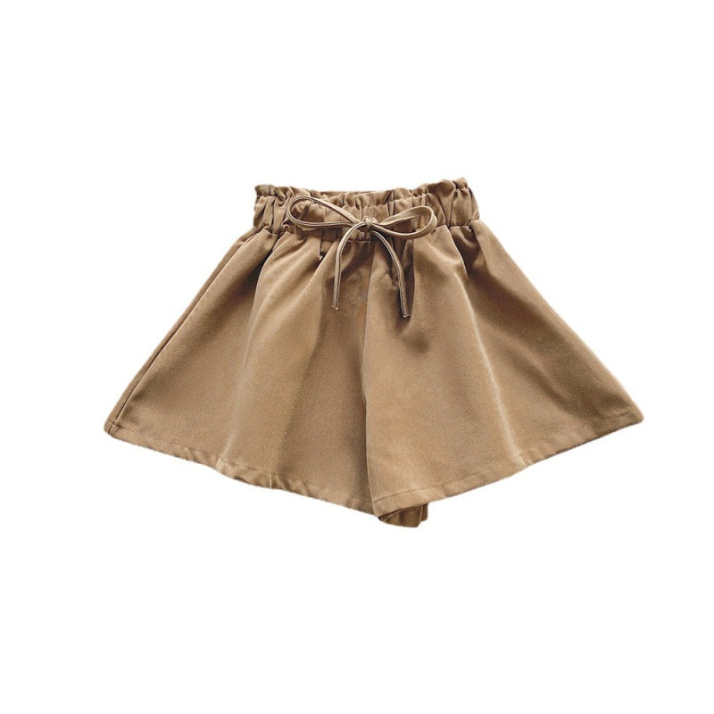 Children Kids Baby Fashion Girls Casual Basic Solid Color Shorts